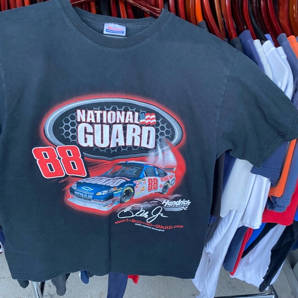 Dale jr nascar tee hanes medium black - Picture 3 of 9